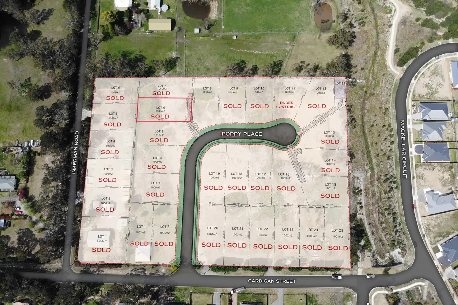 Main view of Homely land listing, LOT 6 Poppy Place, Balaclava NSW 2575