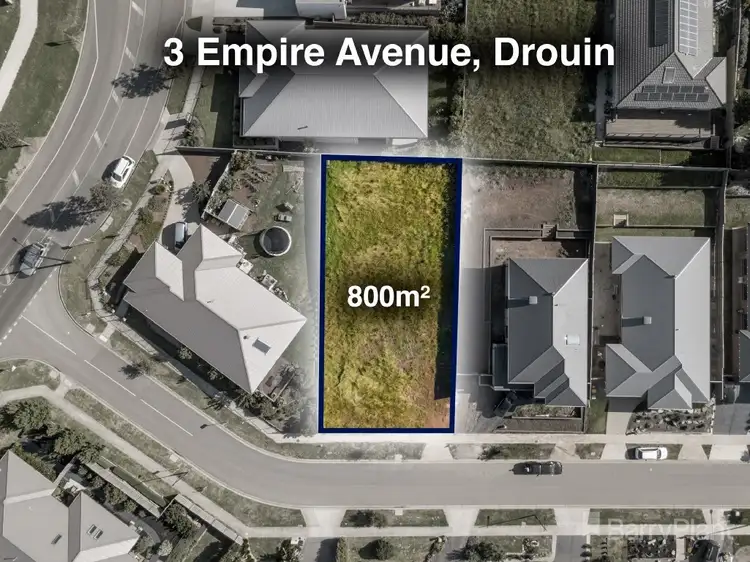 Main view of Homely land listing, 3 Empire Avenue, Drouin VIC 3818