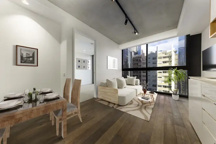 Second view of Homely apartment listing, Level 16/1605/315 La Trobe Street, Melbourne VIC 3000