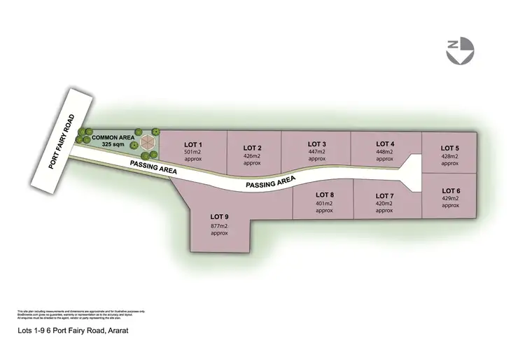 Main view of Homely land listing, LOT 1, 6 Port Fairy Road, Ararat VIC 3377