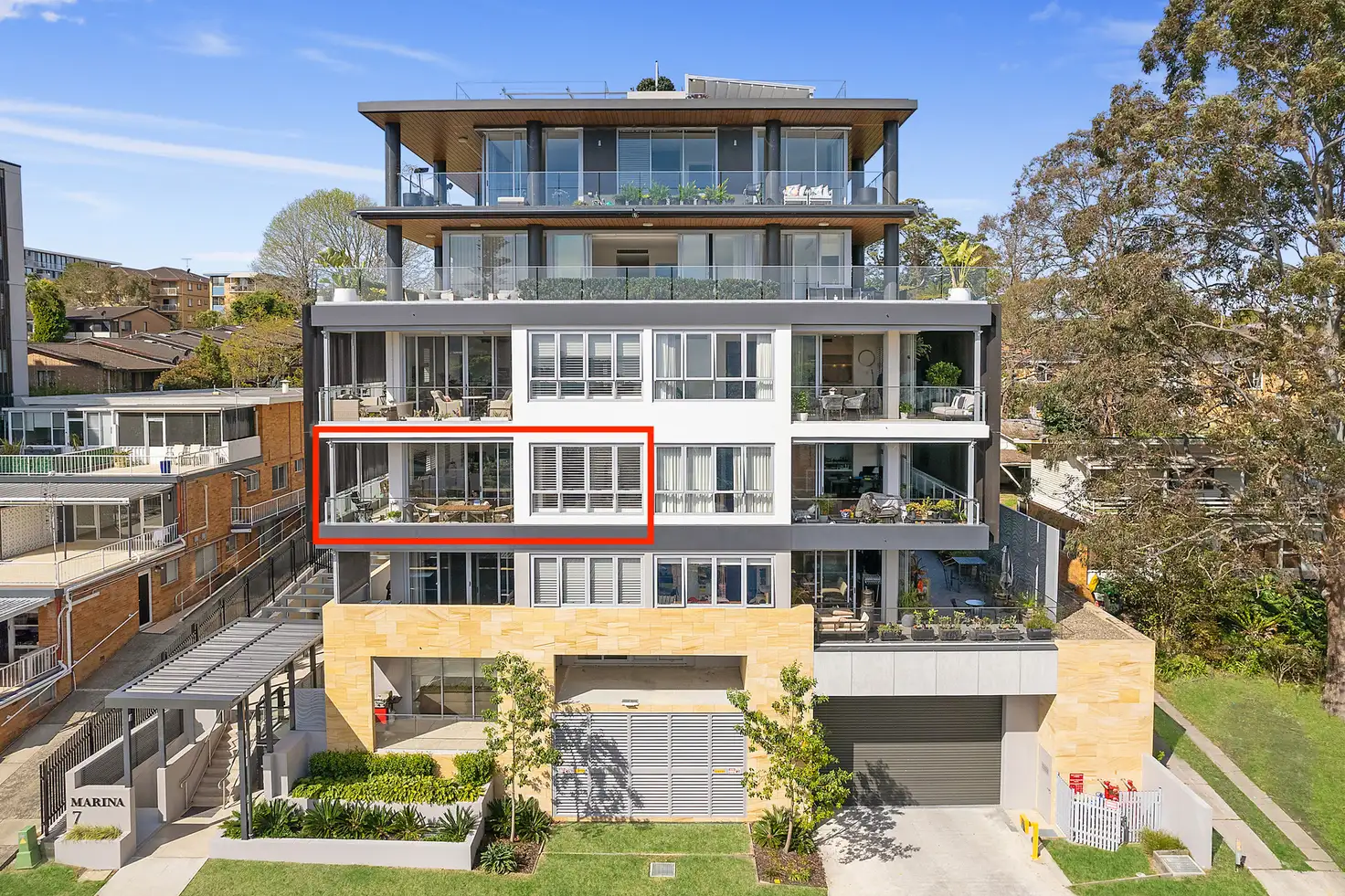 Main view of Homely apartment listing, 201/7 Lynn Avenue, Point Frederick NSW 2250