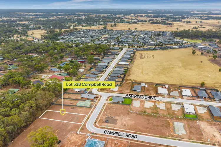 Main view of Homely land listing, 39 (Lot 53 Campbell Road, Huntly VIC 3551