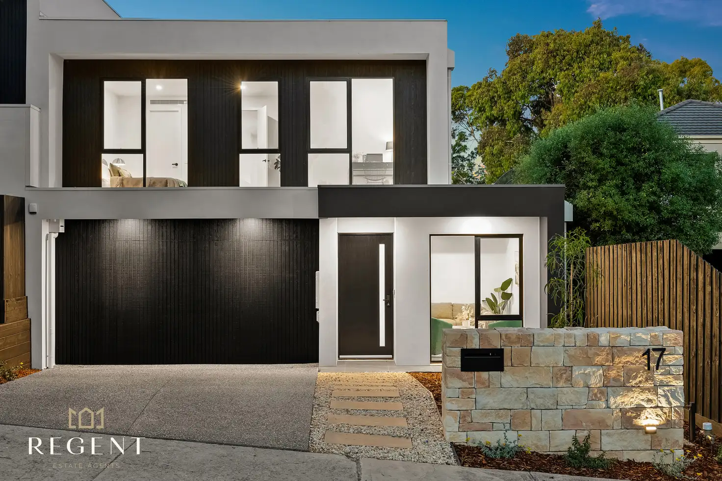 Main view of Homely townhouse listing, 17 Roseland Grove, Doncaster VIC 3108