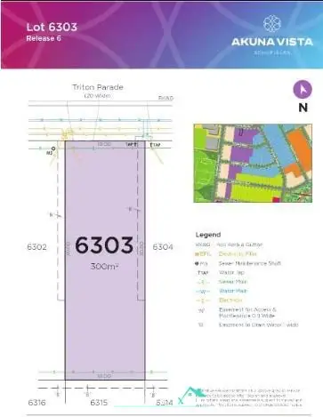 Second view of Homely land listing, LOT 6303, 34 Triton Parade, Schofields NSW 2762