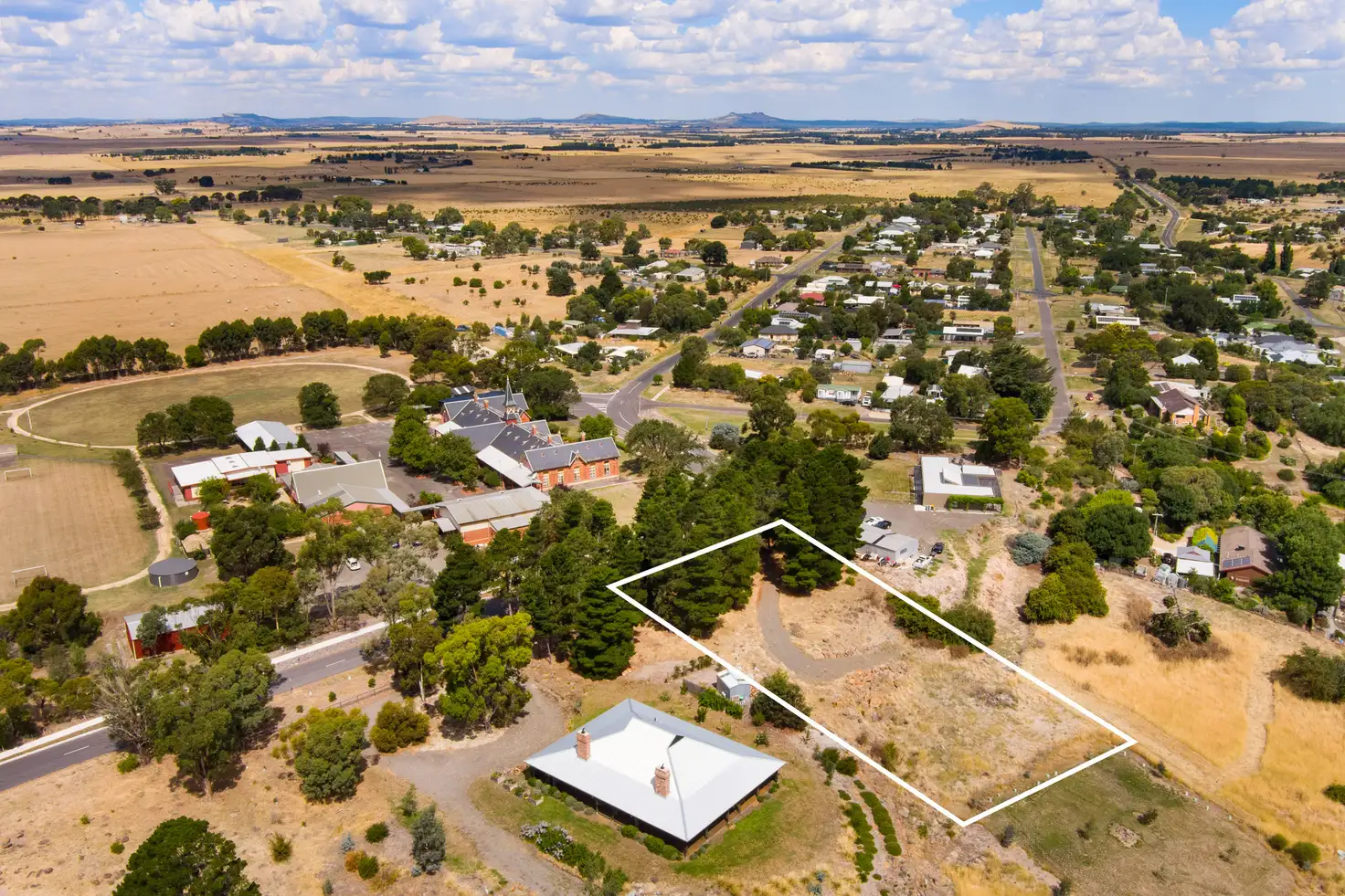 Main view of Homely land listing, 8 School Road, Clunes VIC 3370