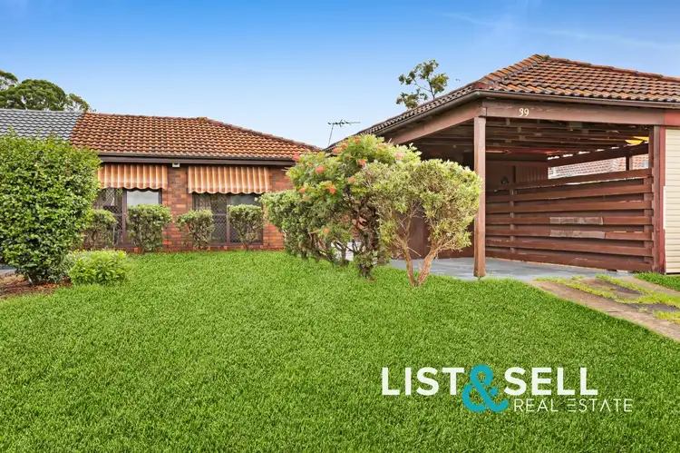 Main view of Homely semi-detached listing, 39 Brooks Street, Macquarie Fields NSW 2564