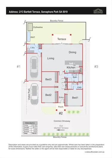 Third view of Homely house listing, 1 - 5/13 Bartlett Terrace, Semaphore Park SA 5019