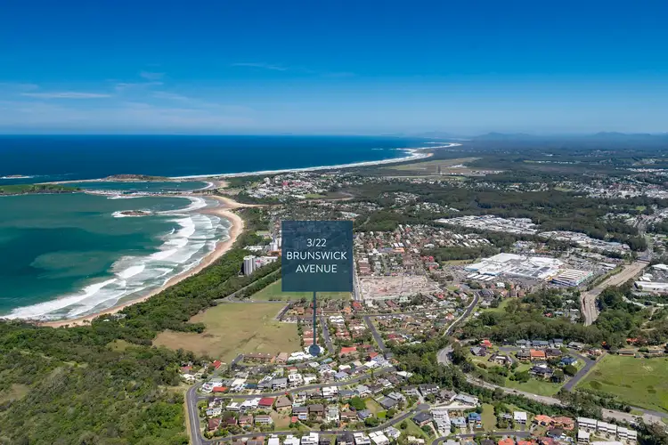 Main view of Homely townhouse listing, 3/22 Brunswick Avenue, Coffs Harbour NSW 2450