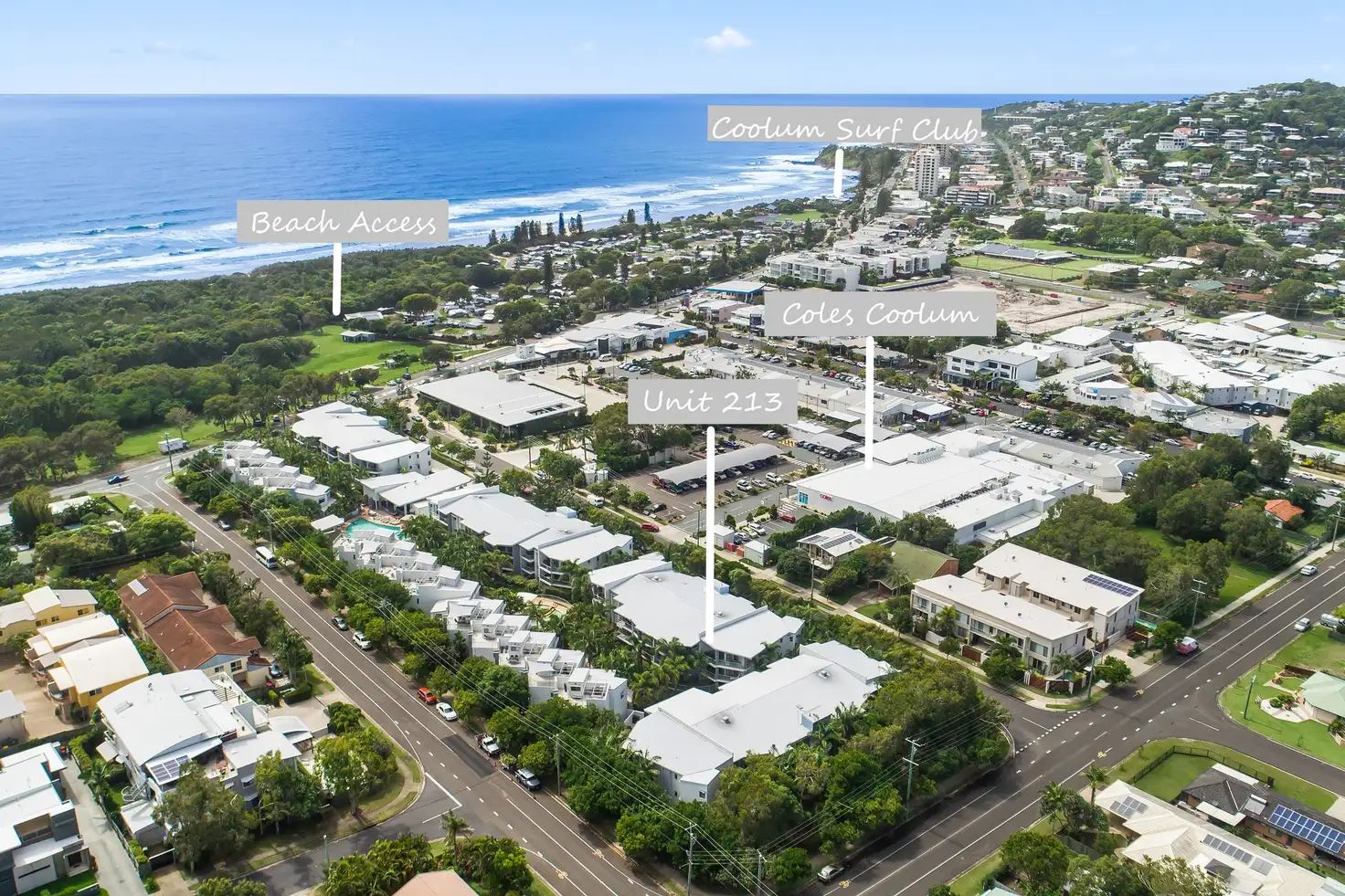 Main view of Homely unit listing, 213/2 Margaret Street, Coolum Beach QLD 4573