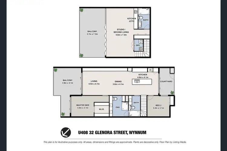 Second view of Homely apartment listing, Level 4/32/408 Glenora Street, Wynnum QLD 4178