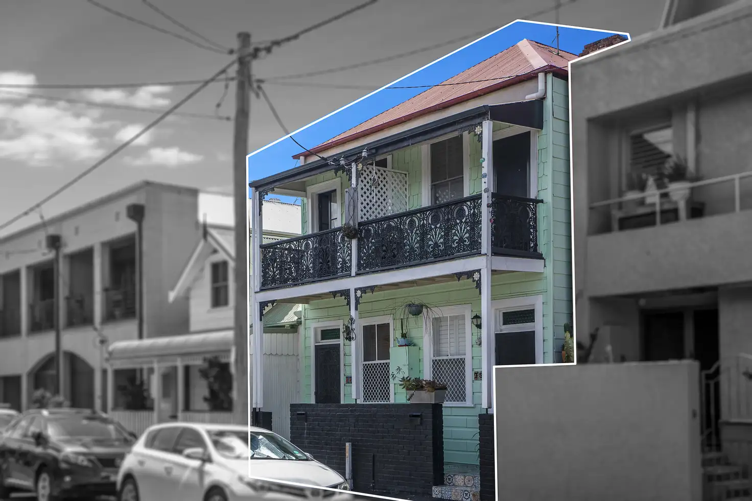 Main view of Homely terrace listing, 79 Railway Street, Cooks Hill NSW 2300