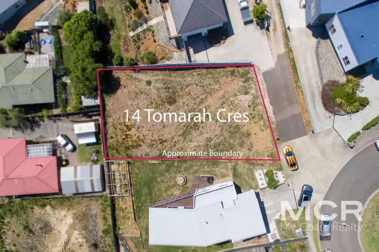Main view of Homely land listing, 14 Tomarah Crescent, Devonport TAS 7310