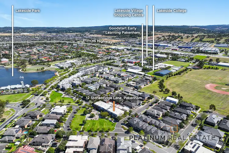 Main view of Homely townhouse listing, 12 Stonebridge Lane, Pakenham VIC 3810