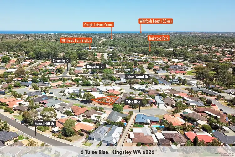 Third view of Homely house listing, 6 Tulse Rise, Kingsley WA 6026