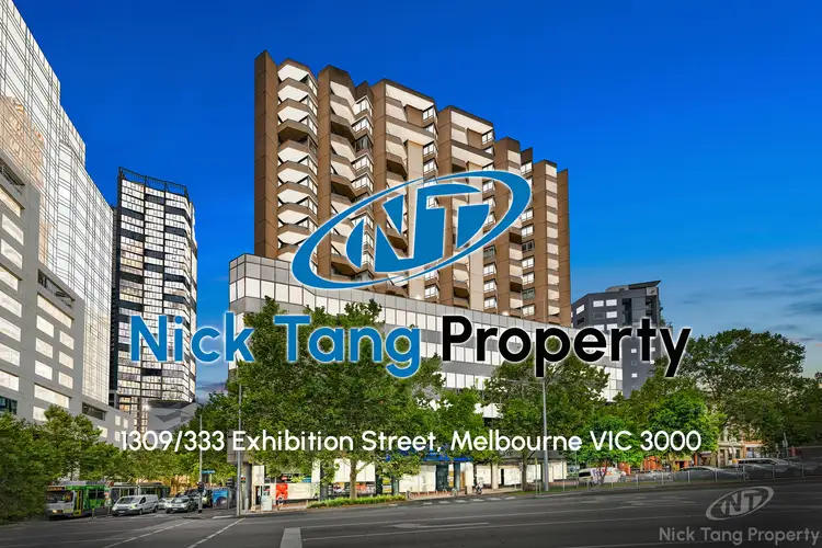 Main view of Homely apartment listing, 1309/333 Exhibition Street, Melbourne VIC 3000