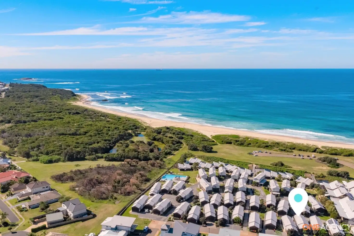 Main view of Homely villa listing, 57 Seaside Circuit, Caves Beach NSW 2281
