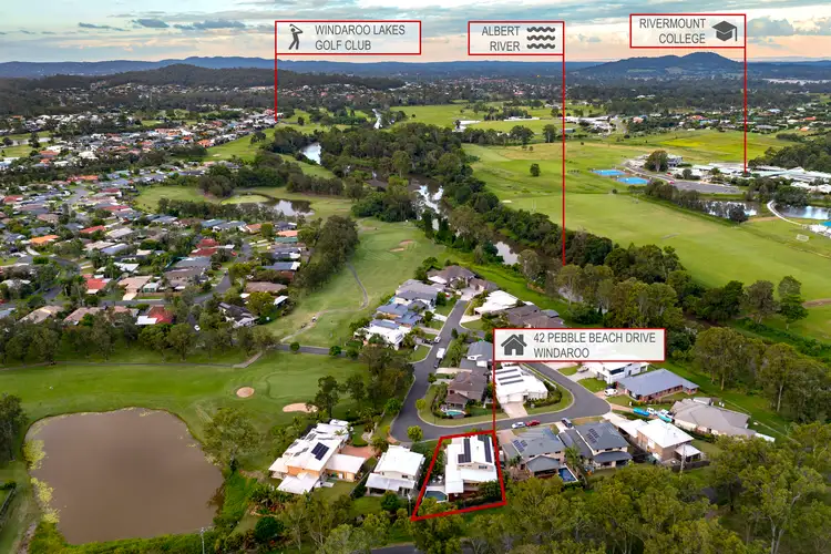 Main view of Homely house listing, 42 Pebble Beach Drive, Windaroo QLD 4207