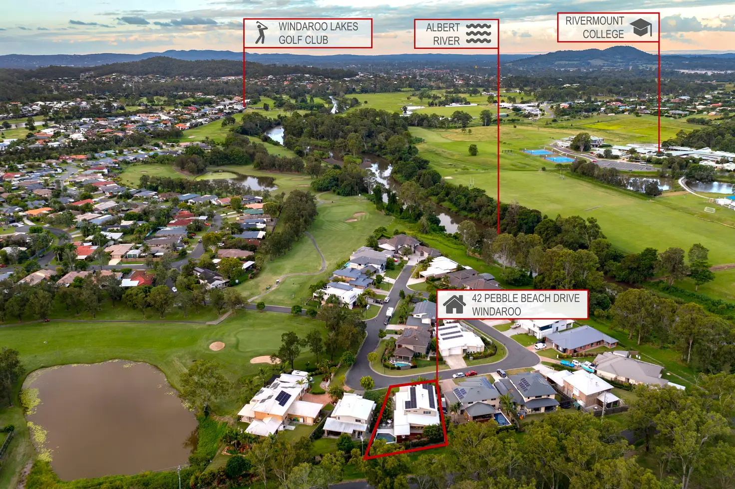 Main view of Homely house listing, 42 Pebble Beach Drive, Windaroo QLD 4207