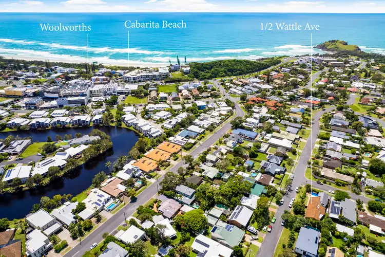 Second view of Homely semi-detached listing, 1/2 Wattle Avenue, Bogangar NSW 2488