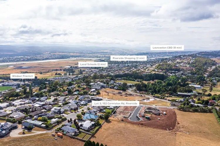Main view of Homely land listing, LOT 3, 152 Cormiston Road, Riverside TAS 7250