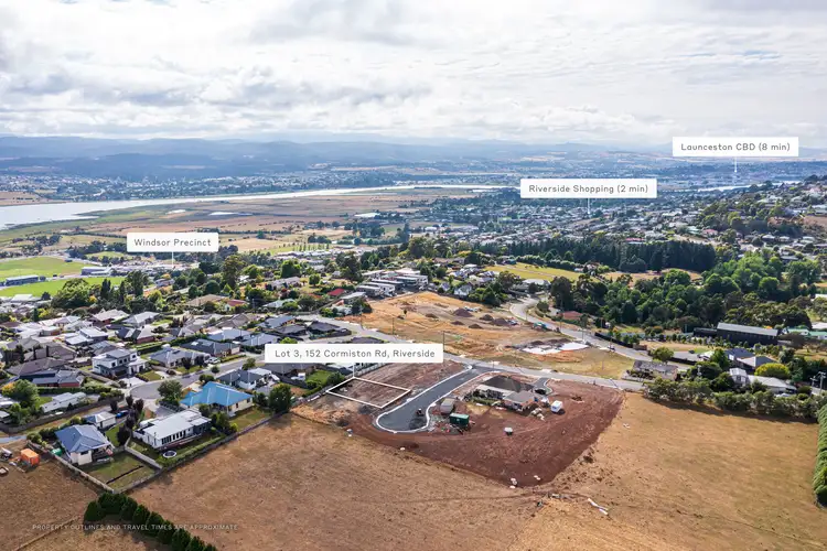 Sixth view of Homely land listing, LOT 3, 152 Cormiston Road, Riverside TAS 7250