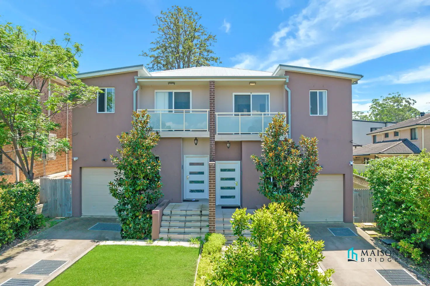 Main view of Homely semi-detached listing, 19 Manning Parade, Dundas Valley NSW 2117