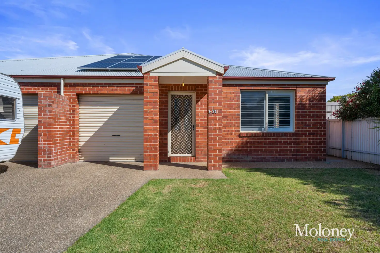 Main view of Homely townhouse listing, 1/24 Edward Street, Corowa NSW 2646