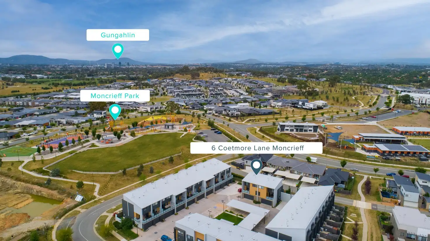 Main view of Homely townhouse listing, 6 Coetmore Lane, Moncrieff ACT 2914