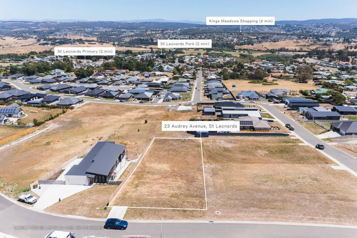 Main view of Homely land listing, 23 Audrey Avenue, St Leonards TAS 7250