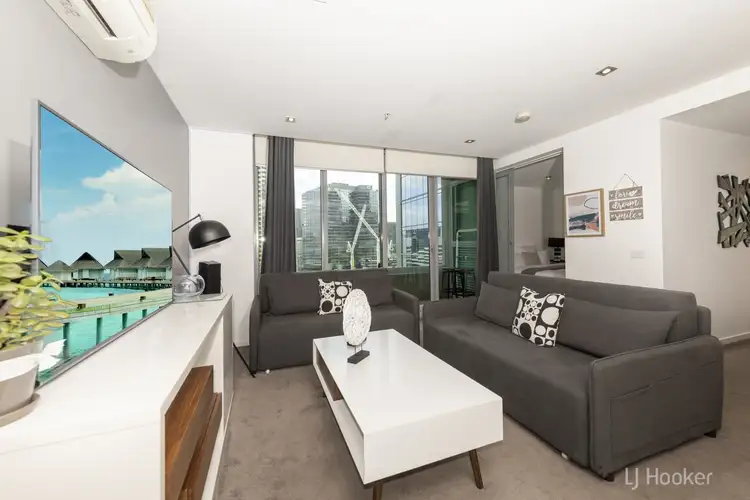 Second view of Homely apartment listing, 1707/8 Downie Street, Melbourne VIC 3000