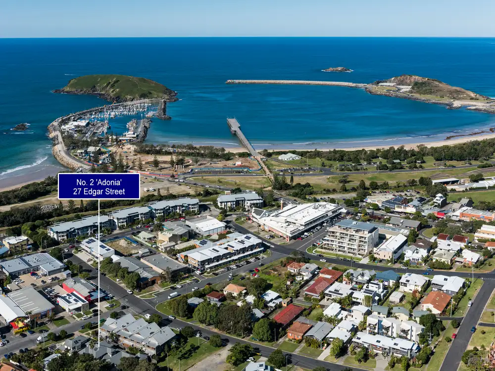 Main view of Homely townhouse listing, 2/27 Edgar Street, Coffs Harbour Jetty NSW 2450