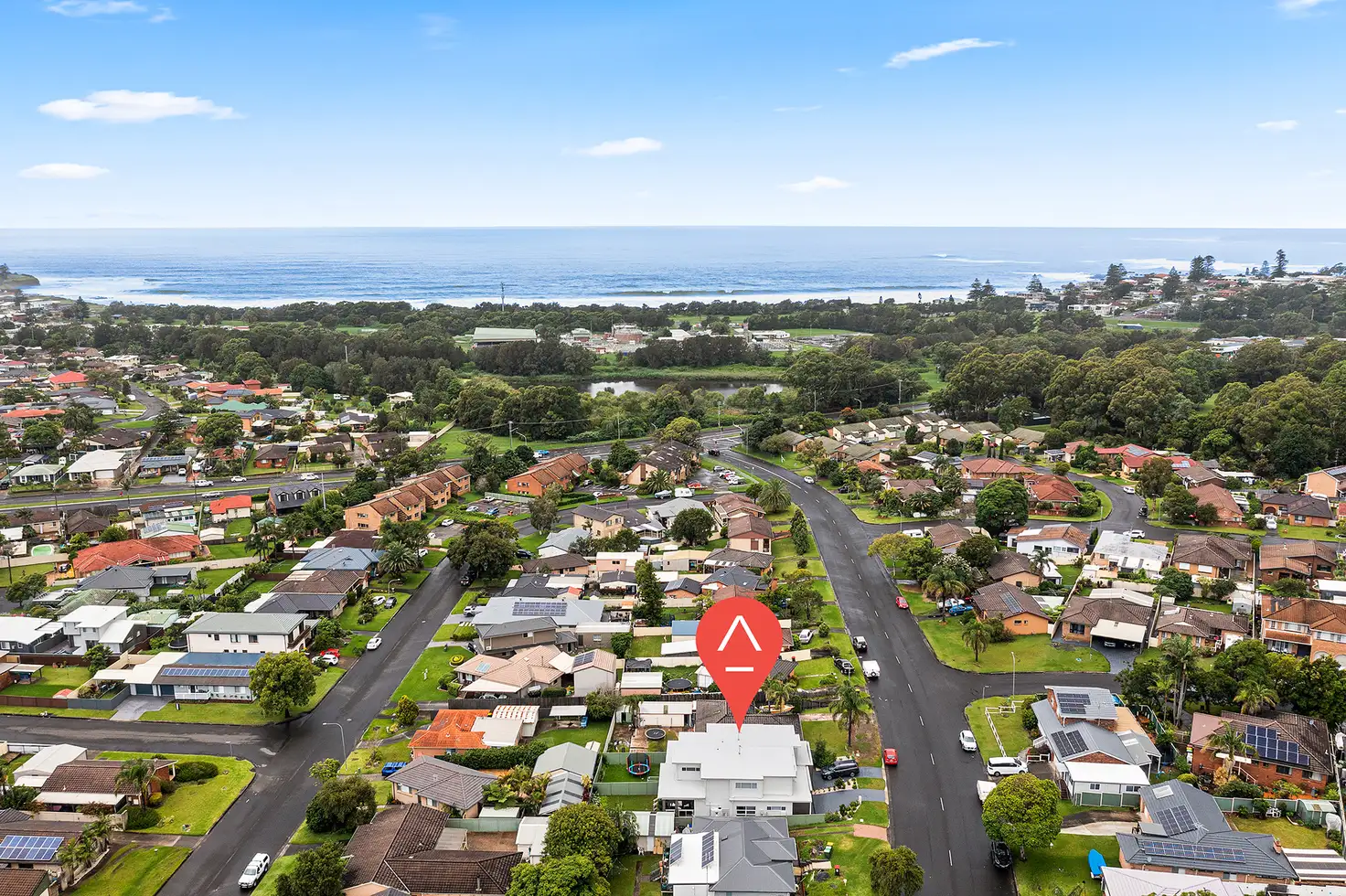 Main view of Homely semi-detached listing, 16 Woodlands Drive, Barrack Heights NSW 2528