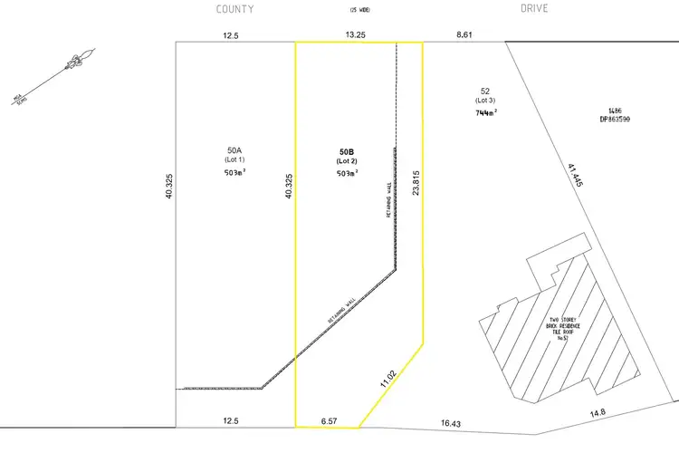 Second view of Homely land listing, 50B County Drive, Cherrybrook NSW 2126