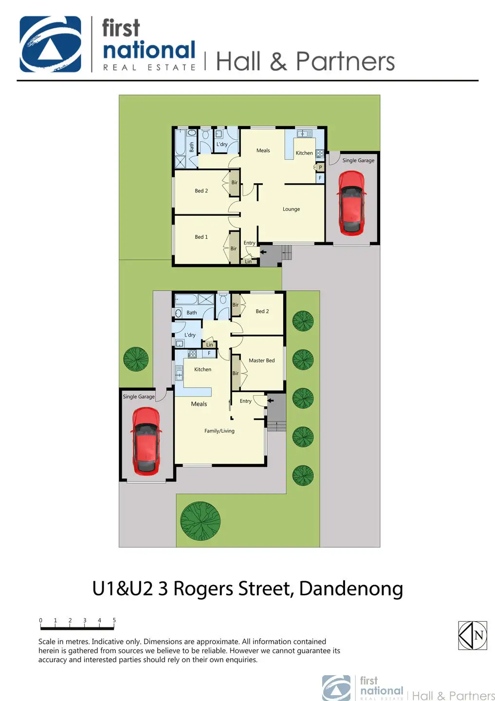 Main view of Homely block of units listing, 1 & 2/3 Rogers Street, Dandenong VIC 3175