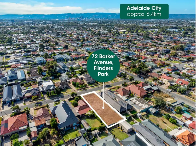 Second view of Homely land listing, 72 Barker Avenue, Flinders Park SA 5025