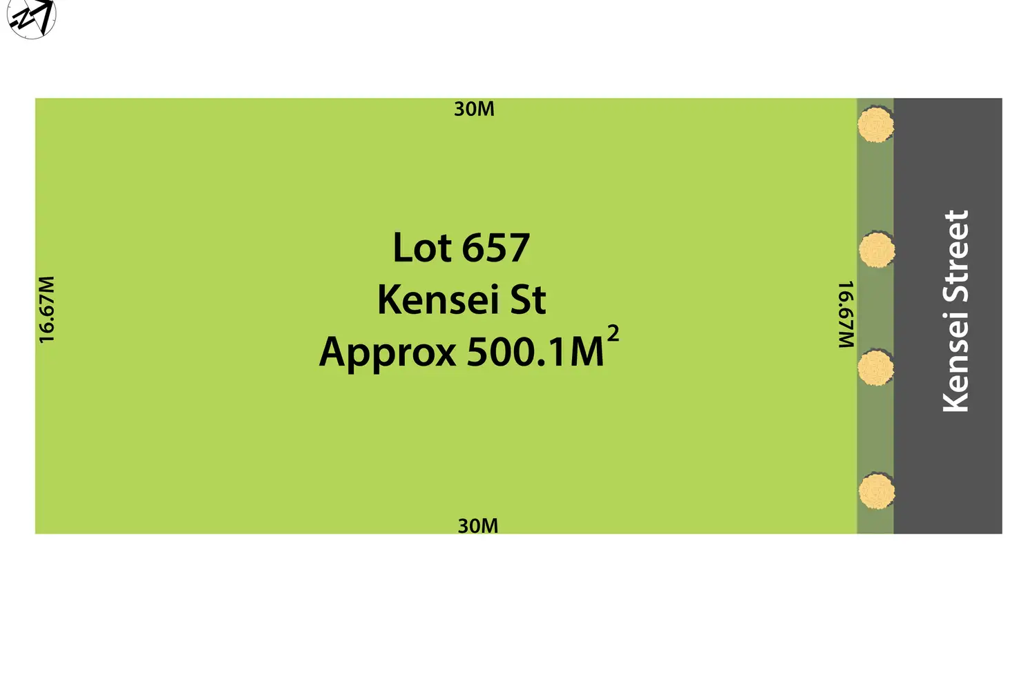 Main view of Homely land listing, LOT 657 Kensei Street, Gables, Box Hill NSW 2765