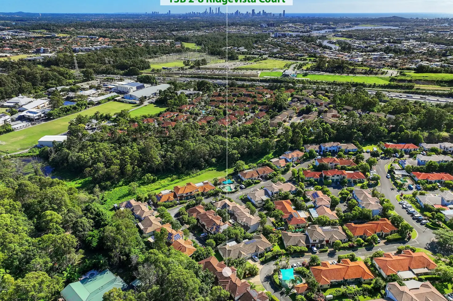 Main view of Homely townhouse listing, 13b/2-8 Ridgevista Court, Reedy Creek QLD 4227