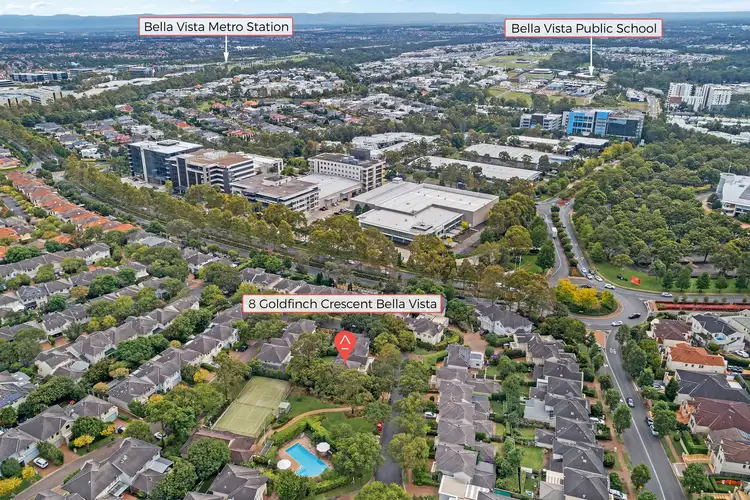 Third view of Homely house listing, 8 Goldfinch Crescent, Bella Vista NSW 2153