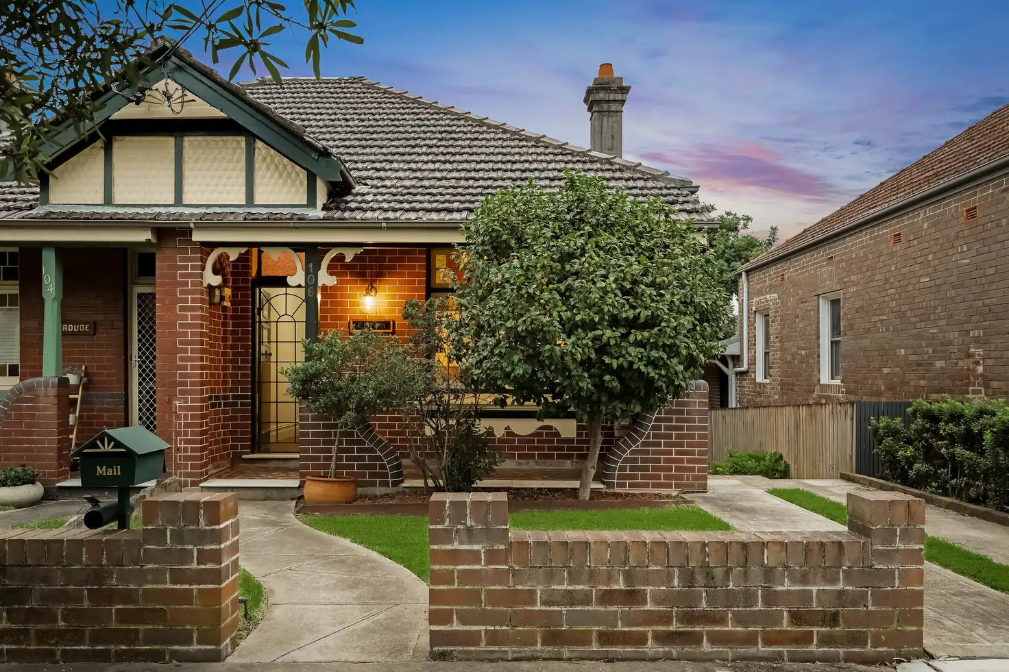 Main view of Homely semi-detached listing, 106 Dalhousie Street, Haberfield NSW 2045
