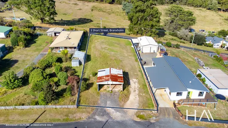 Main view of Homely land listing, 3 Short Street, Branxholm TAS 7261