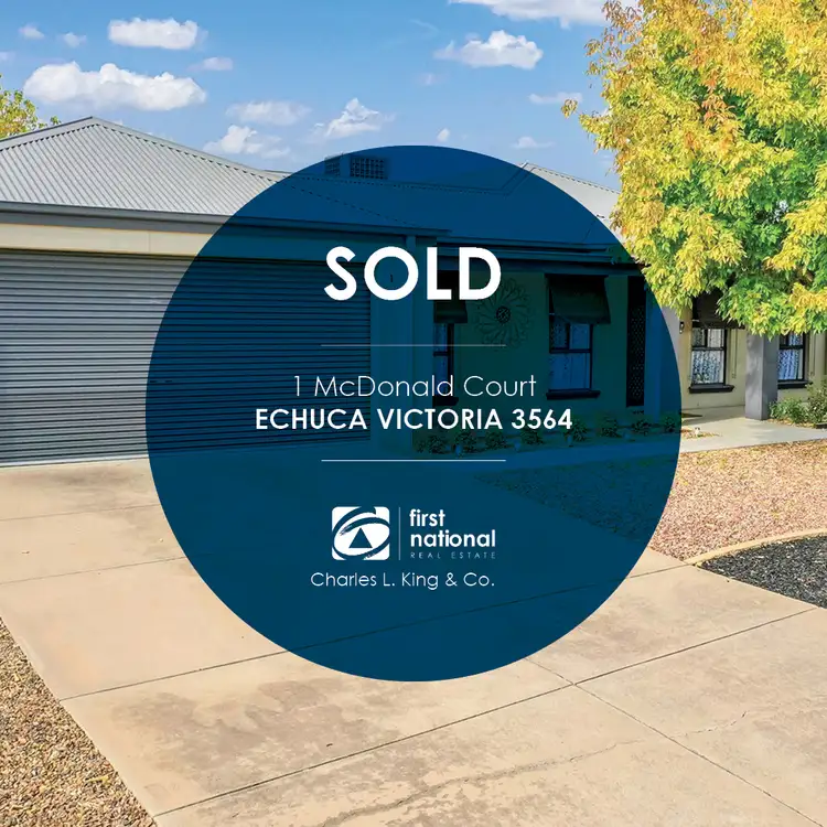 Main view of Homely house listing, 1 McDonald Court, Echuca VIC 3564