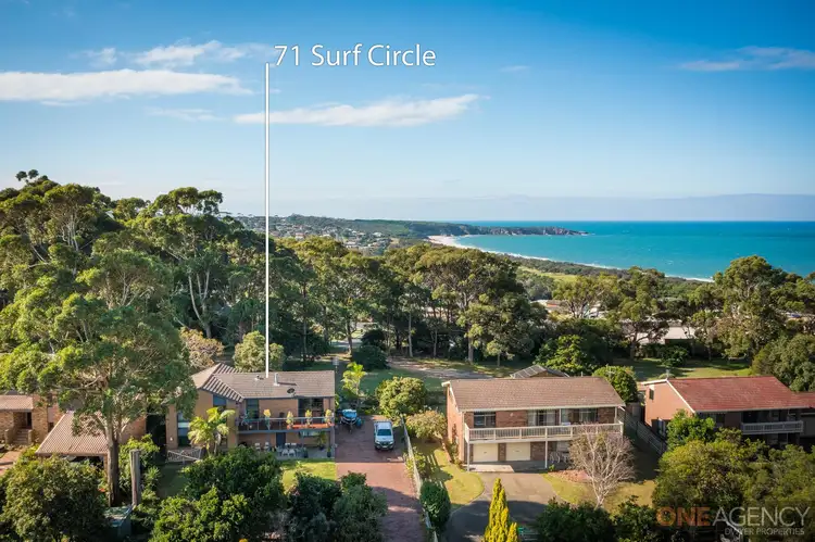 Main view of Homely house listing, 71 Surf Circle, Tura Beach NSW 2548