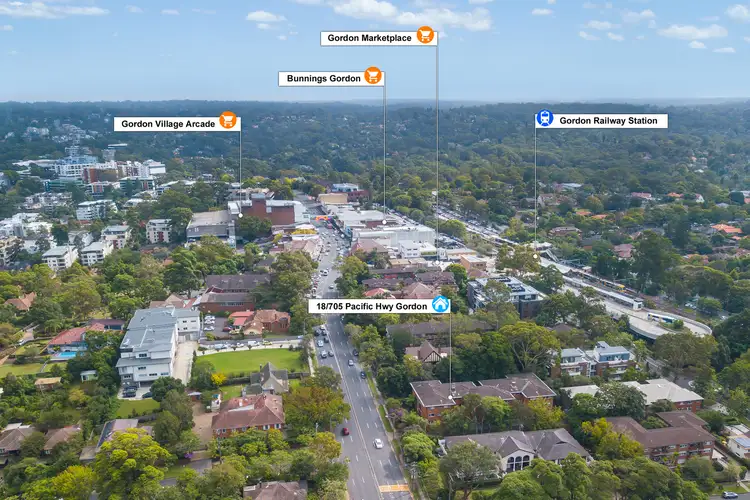 Main view of Homely apartment listing, 18/705 Pacific Highway, Gordon NSW 2072
