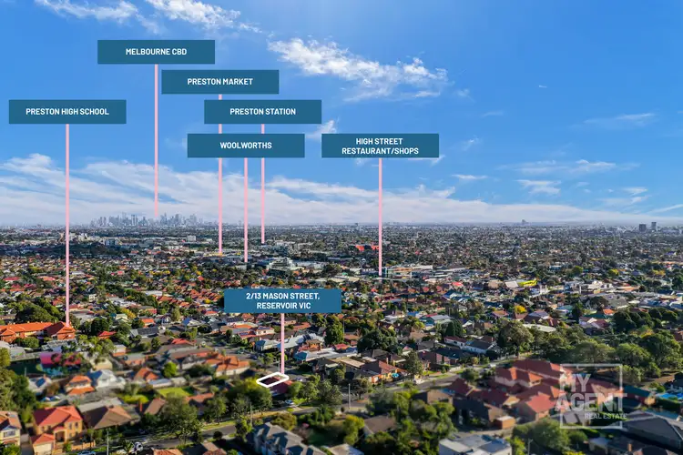 Second view of Homely villa listing, 2/13 Mason Street, Reservoir VIC 3073