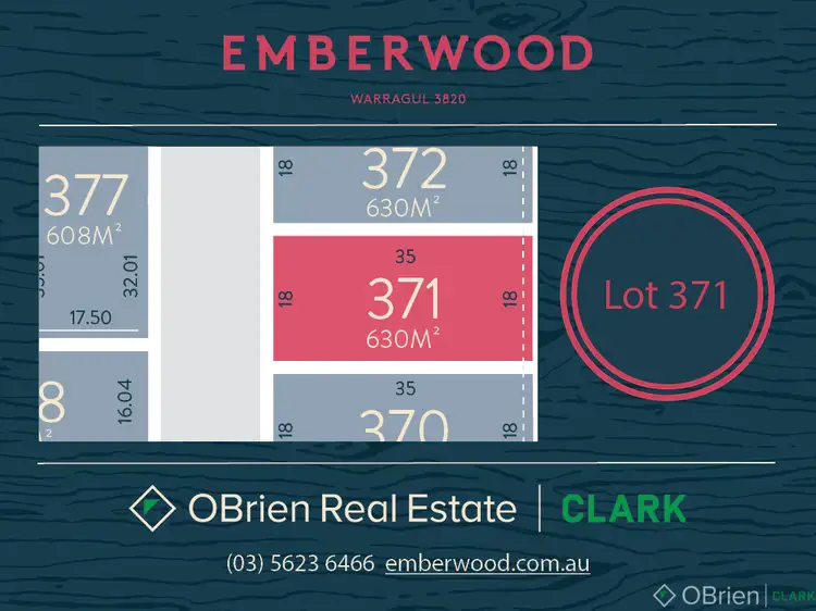 Main view of Homely land listing, LOT 371 Kurrajong Road, Warragul VIC 3820
