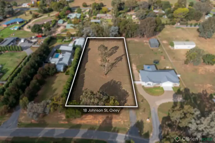 Main view of Homely land listing, 18 Johnson Street, Oxley VIC 3678