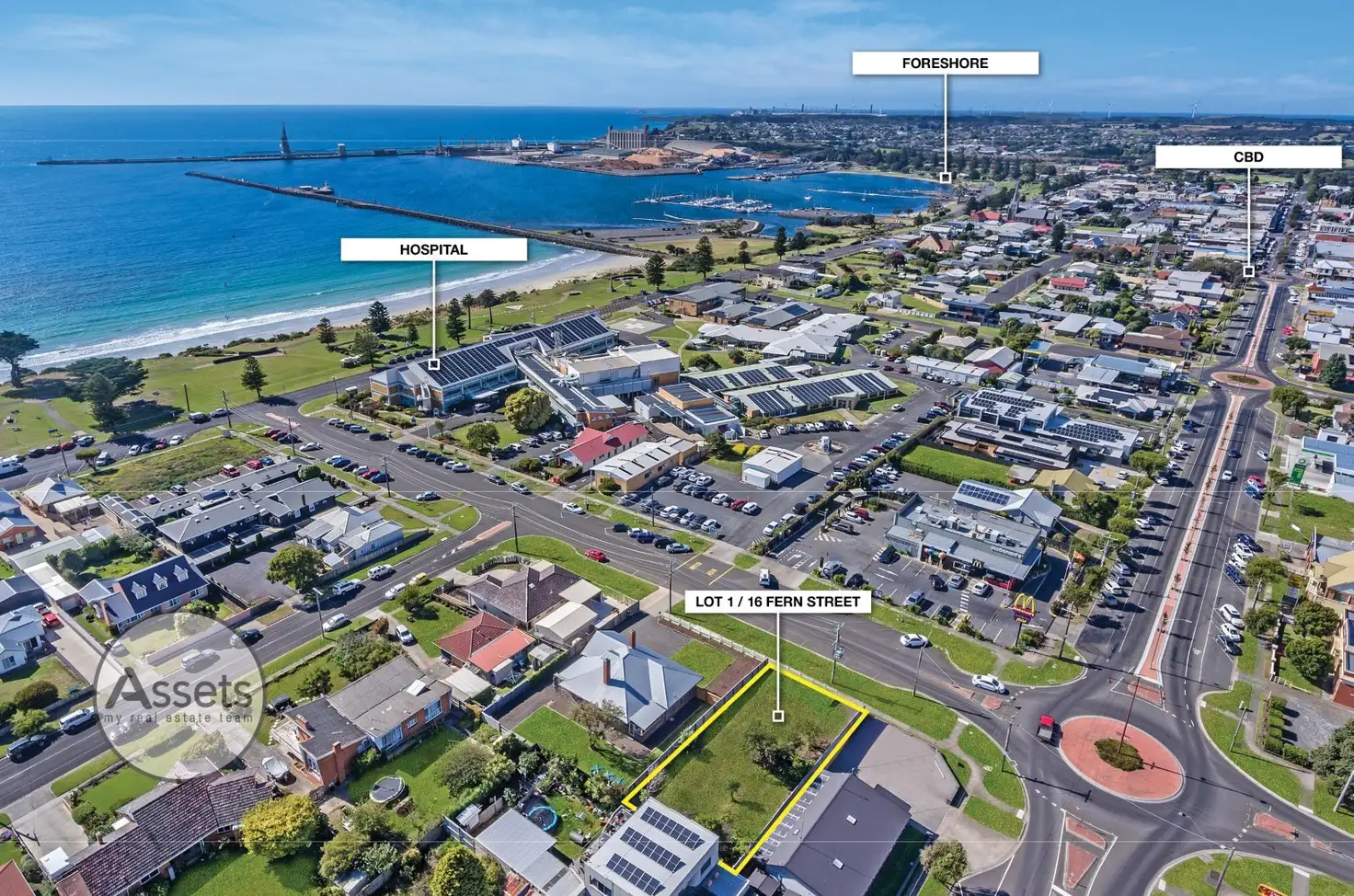 Main view of Homely land listing, LOT 1, 16 Fern Street, Portland VIC 3305