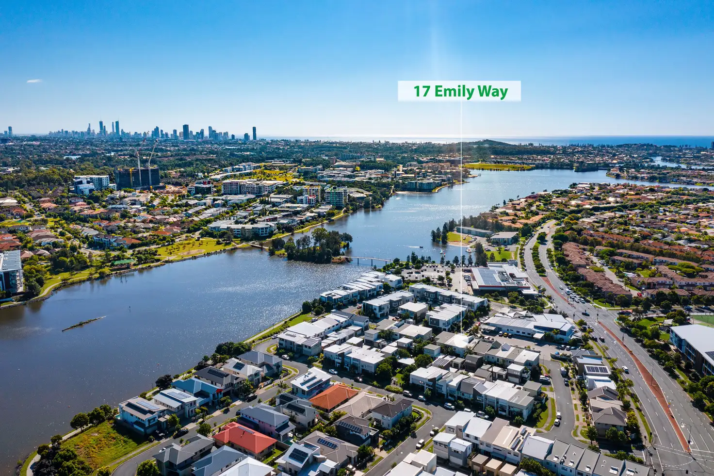 Main view of Homely townhouse listing, 17 Emily Way, Varsity Lakes QLD 4227