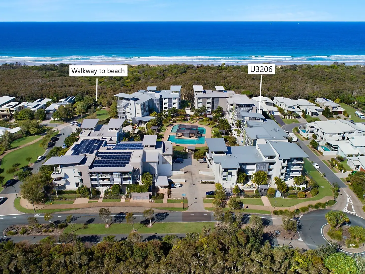 Main view of Homely unit listing, 3206/27 Boardwalk Boulevard, Mount Coolum QLD 4573