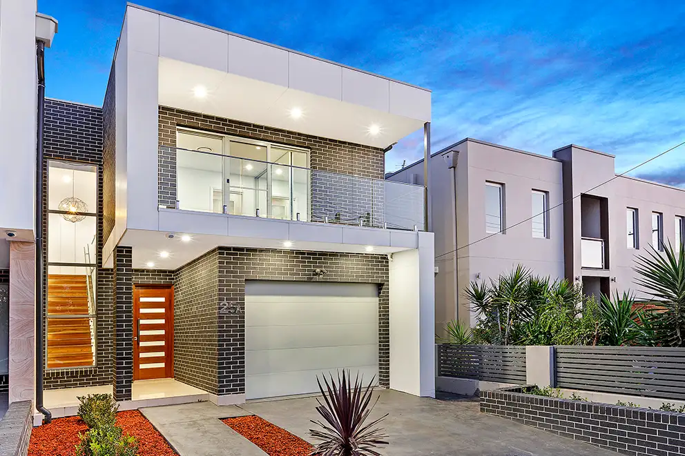 Main view of Homely semi-detached listing, 25a Latvia Avenue, Greenacre NSW 2190